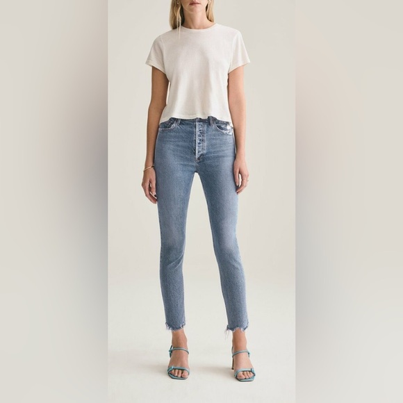 Agolde Nico High Rise Slim Fit Jeans - Picture 1 of 4